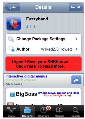 Fuzzyband for iPhone