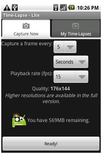 Create Time-Lapse Movie Clips With Your Android Camera!