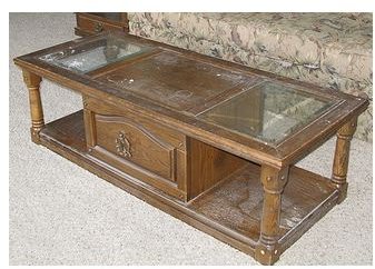 Be creative: With a little love and elbow grease, that old coffee table can have a new life.