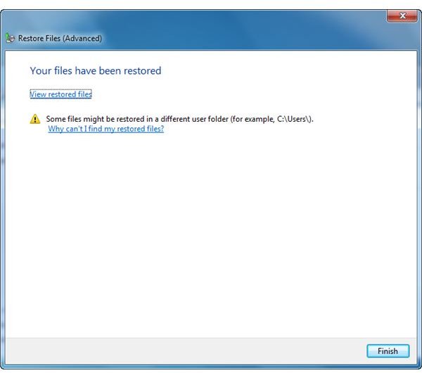 use a windows 7 ultimate backup to restore to windows vista