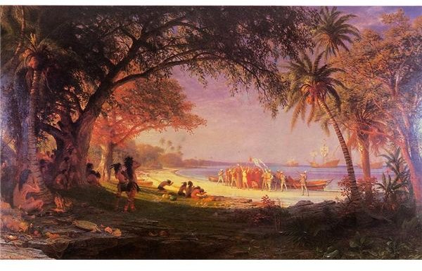 1024px-Bierstadt Albert The Landing of Columbus