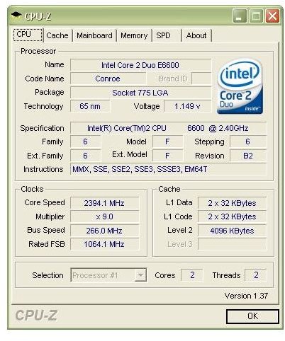 CPU-Z is a vital system management and overclocking freeware tool