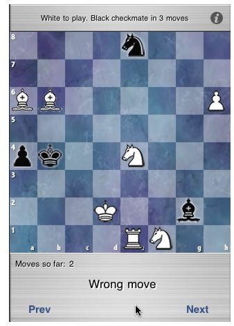 Chess Puzzle Challenge iPhone App