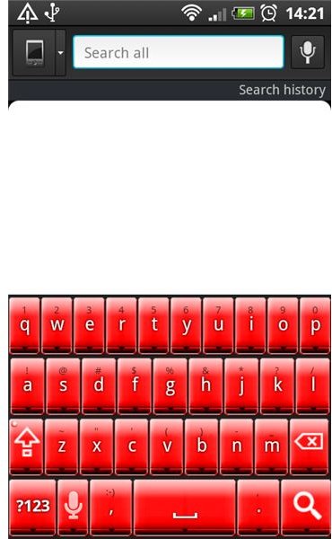 Better Keyboard For Android Red Look