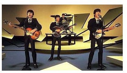 Beatles Rock Band game screenshot