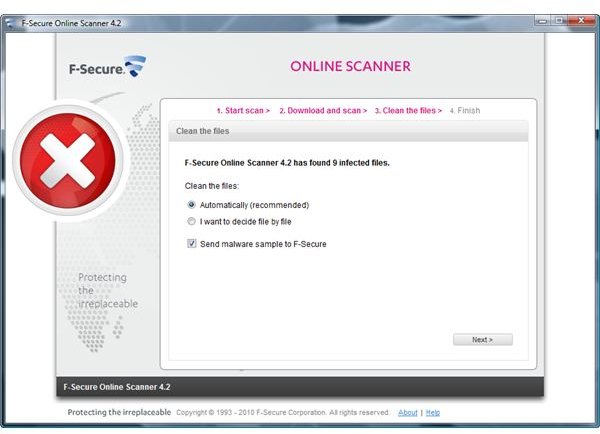 Malware Removal by F-Secure