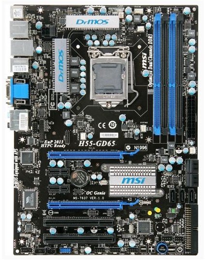 Best H55 Motherboards: MSI H55-GD65