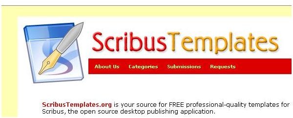 scribus template