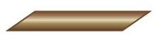 Adobe Illustrator CS3 Buttons: Slanted Gold Chrome Pipe Buttons