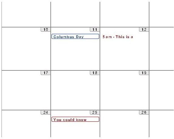 Dealing with Google Calendar Truncate Print Issues