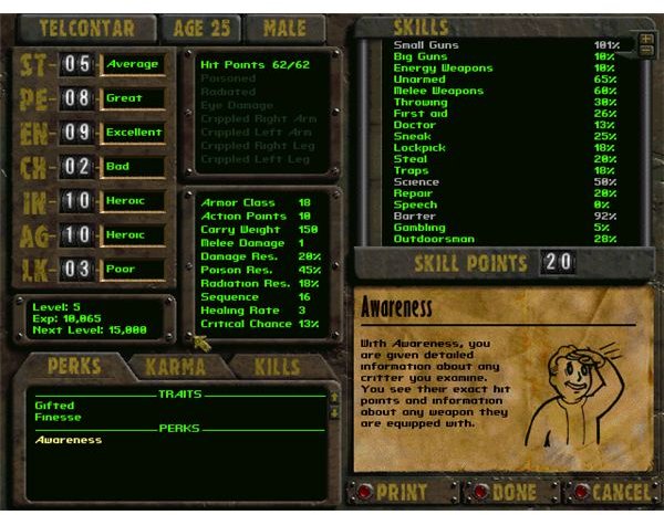 Guide to Fallout 2 Perks