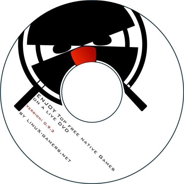 live.linuX-gamers CD/DVD Label