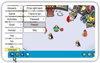 Club Penguin Chat Options