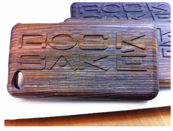 Custom Carved Wood iPhone 4 Case