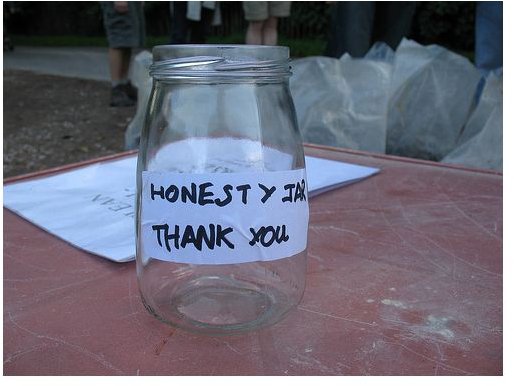 The Stonegate Walk Honesty Jar.