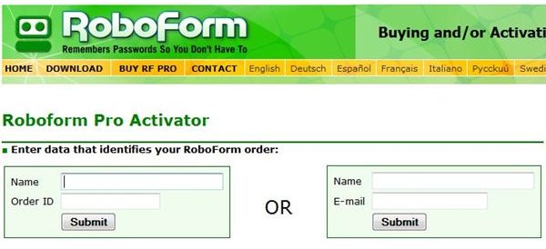 download roboform generate password