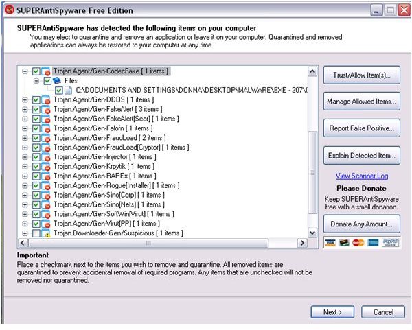 detect safe browsing pcu