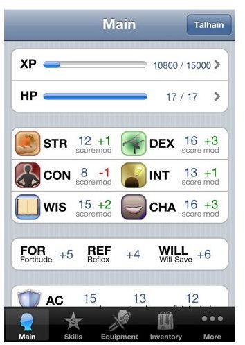 rpg scribe iphone