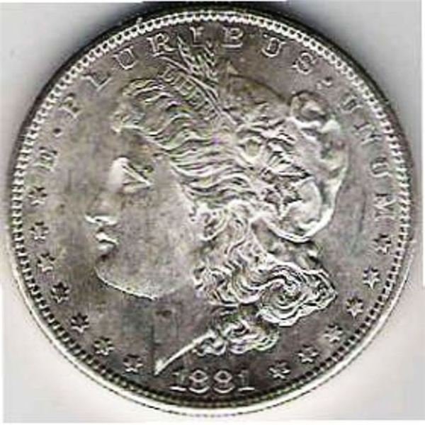 Morgan silver dollar
