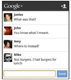 Google Huddle for G+