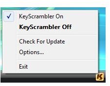 Tray Icon of KeyScrambler