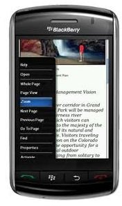 blackberry information reader download