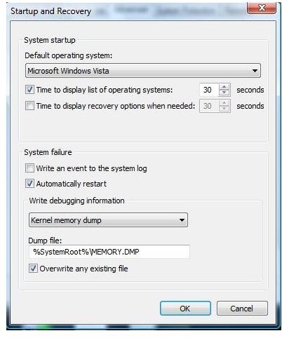 kernel memory dump