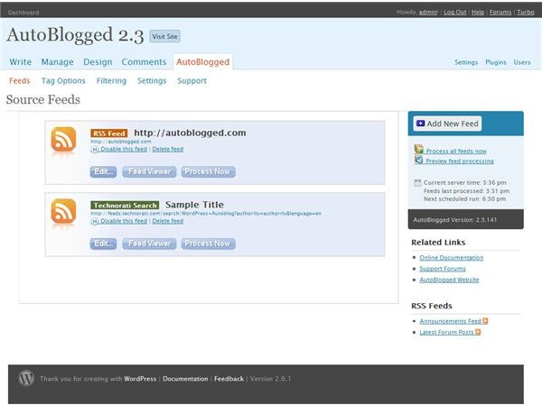 free auto post wordpress plugin