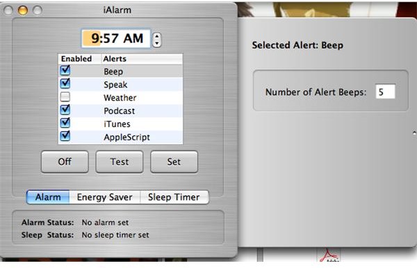 apple alarm clock change