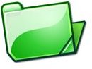 Nuvola filesystems folder green open