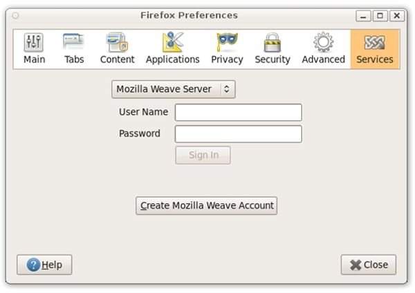 Firefox Preferences