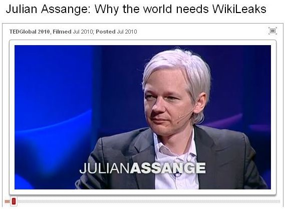 Screenshot Julian Assange Why the World Needs WikiLeaks