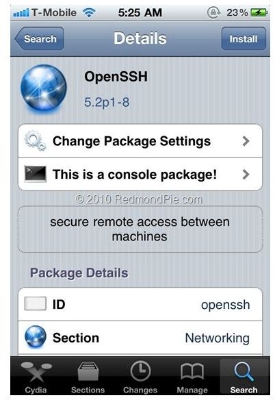 OpenSSH flash