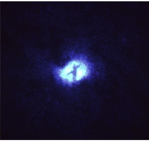 Black hole at the Whirlpool&rsquo;s core (H. Ford (JHU/STScI), the Faint Object Spectrograph IDT, and NASA)