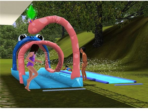 The Sims 3 water slides