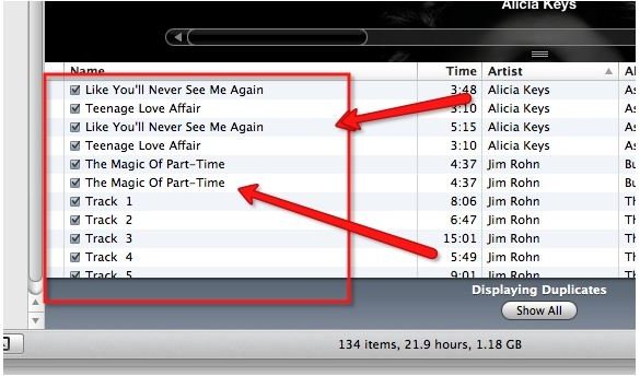 itunes duplicate finder