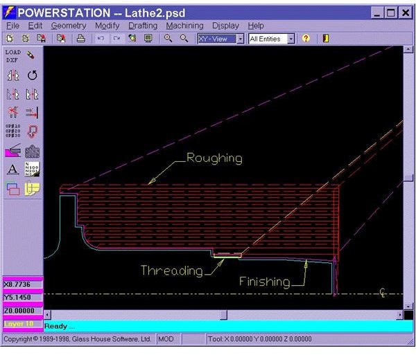 Lathe Roughing Settings