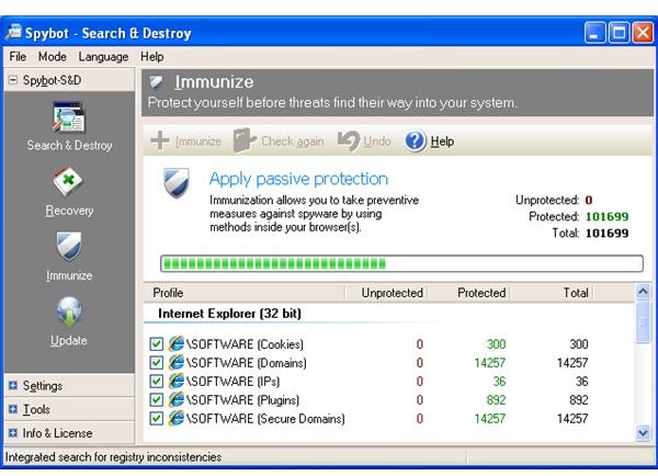 spybot search and destroy free remove trojans