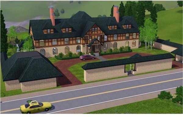 Landgraab home in one of The Sims 3 neighborhoods, Sunset Valley.