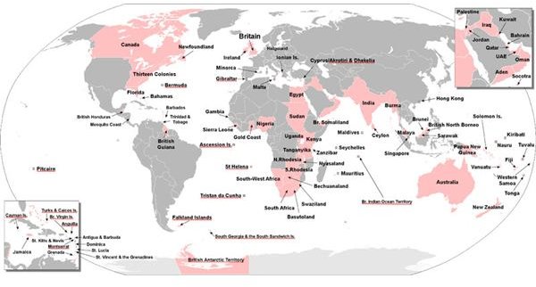 The Real British Empire at its Height