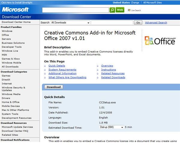 Embed a Creative Commons License in Microsoft Office 2007 Documents – Protect Your Creative Works