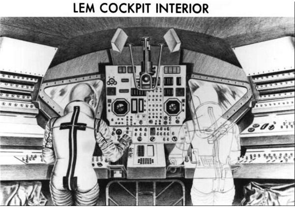 Astronauts would fly the LEM standing