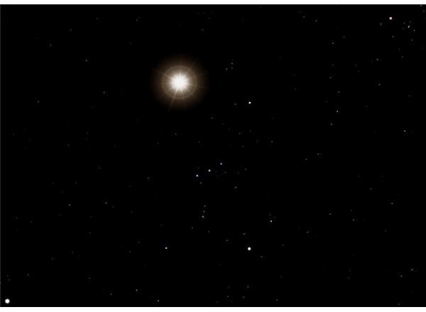 Simulated Betelgeuse supernova (Celestia).