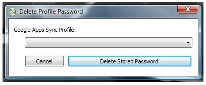Managing Saved Passwords in Google Apps Sync