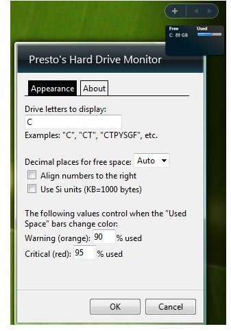 Presto&rsquo;s Hard Drive Monitor