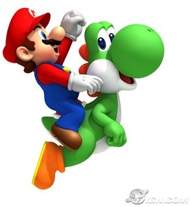 Yoshi and Mario