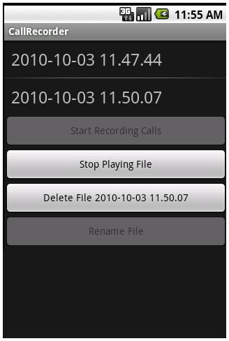 Call Recorder - Droid App