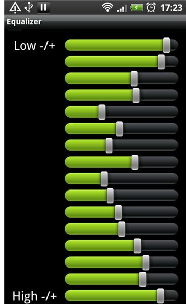 Astro Player Equalizer Options