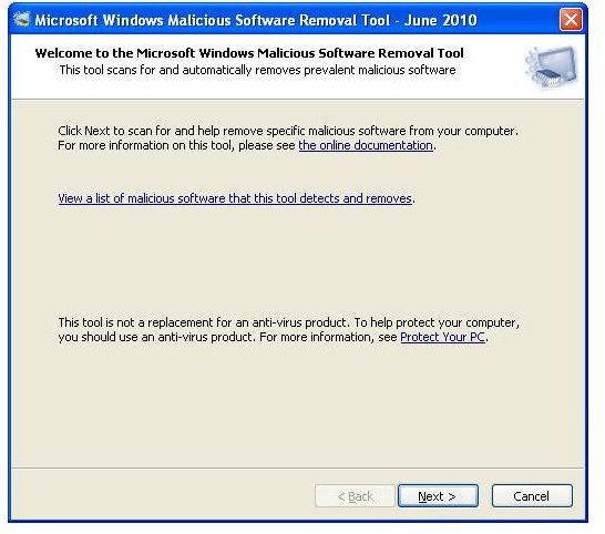 What to Do If You Cannot Run Microsoft Malicious Software Removal Tool