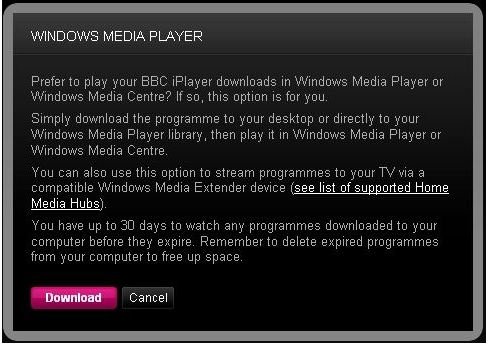 iPlayer Warning